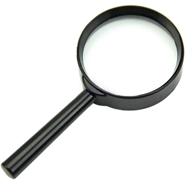 17781 Magnifying Glass Lens - Reading Aid Made Of Glass - Real Glass Magnifying Glass That Can Be Used On Both Sides - Glass Breakage-proof Magnifying Glass Protect Eyes 50 Mm