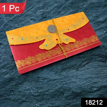 Wedding Gift Card  Cover (1 Pc  Multicolour)