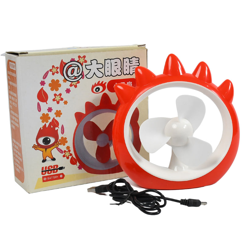 7713  Mini Desktop Fan Rechargeable Table Fan Handheld Fan Usb Fan Desk Fan Cooling Fan For Home  Office  Car  Multi Use Fan (Battery Not Include)