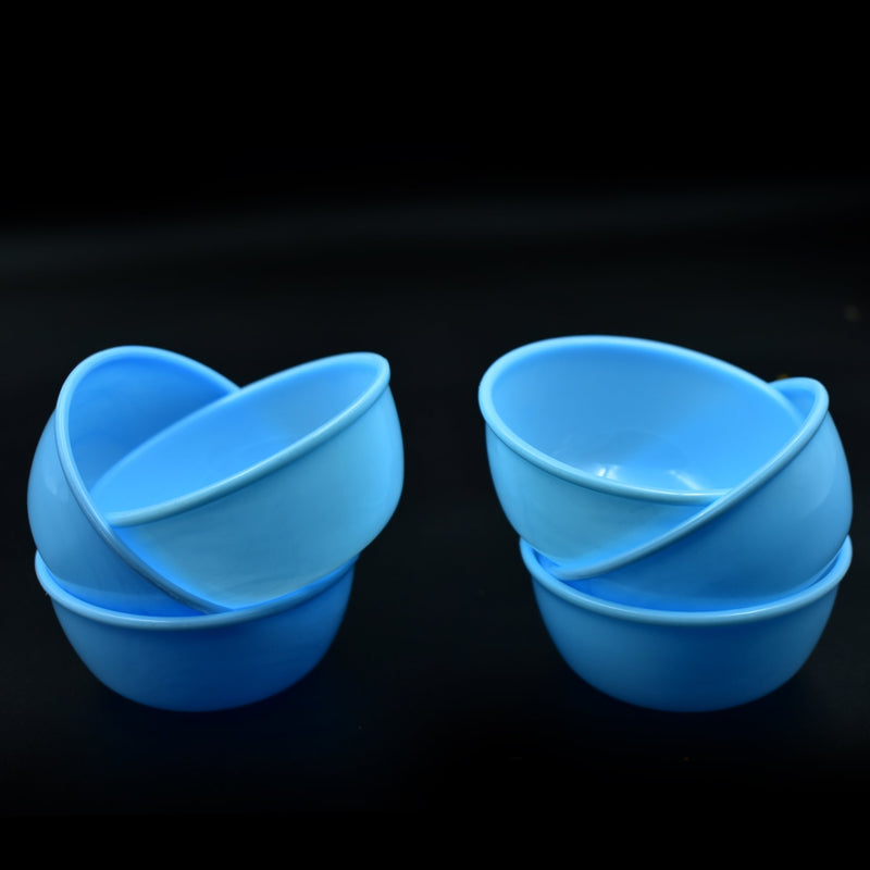 2425 Small Plastic Bowl Set Microwave Safe Unbreakable Set Of 6