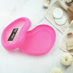 Bathroom Accessories Plastic Soap Case  Soap Dish  Soap Stand Plastic Soap Case Soap Holder Soap Dish For Bathroom Kitchen Sink (Oval  Heart Shape Soap Case  1 Pc )