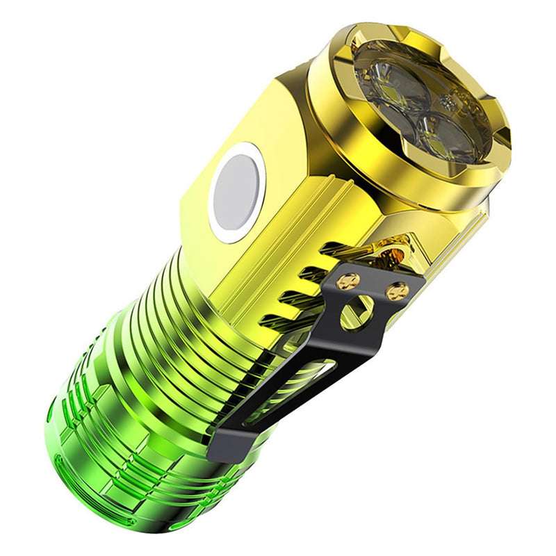 Usb Chargeable Mini 3 Led Flashlight  Torch Light (1 Pc)