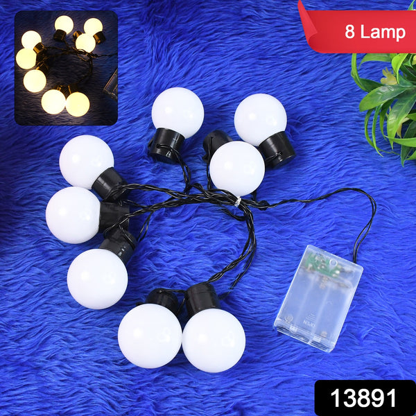 8 Led String Lights 3 Battery Operated (1 Pc  Battery Not Included)