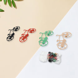 7555 Bicycle Shape Key Chain Holder And Wall Mount Bike Hook Key Holders Plastic Key Holder For Home Office (Pack Of 4)