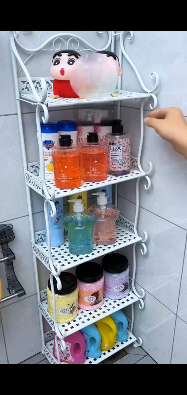 Foldable Multilayer Storage Racks Holders for Kitchen 5-Shelf 111CM