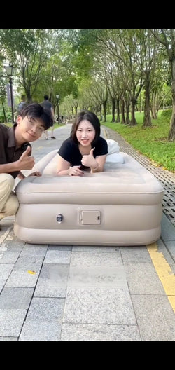 Air Mattress Glorial Star with Built in Pump, Blow up Mattresses, Infallibles Airbed for Guests & Home, Ideal For Home Use and Outdoor Camping (G-5)