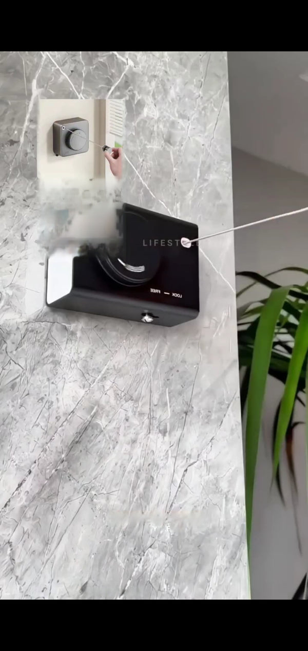 Retractable Clothesline - Indoor & Outdoor, Space-Saving Design (4.2m/4.8m)