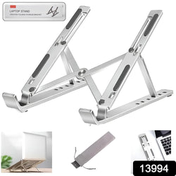 Home Foldable Height Adjustable Laptop Stand (1 Pc)