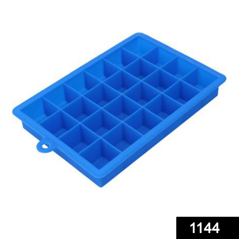 1144  Silicone Ice Cube Trays 24 Cavity Per Ice Tray Multicolour