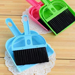 2213 Mini Dustpan With Brush Broom Set For Multipurpose Cleaning - 2 Pcs