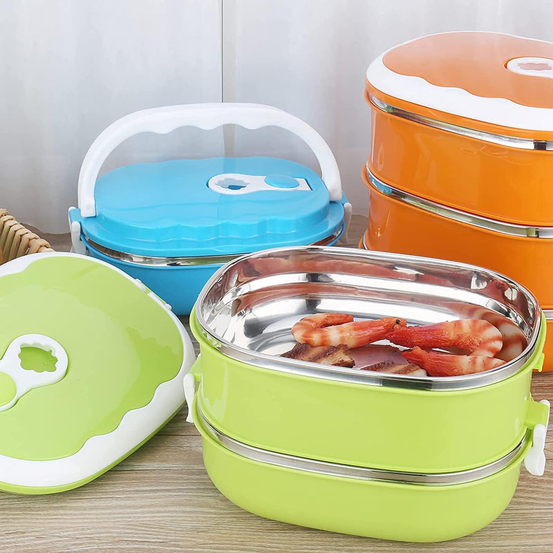 5603 Lunch Box 9001800ml Stainless Steel Kitchen Insulated Thermal Lunch Box Bento Office Picnic Food Container Leakproof Thermos Lunchbox