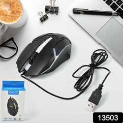 Usb Wired Mouse Ergonomic Design Gaming Mouse  (1 Pc)