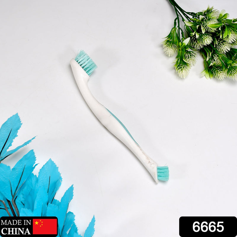 6665 Multipurpose 2 Side Brush For Home And Kitchen Use.