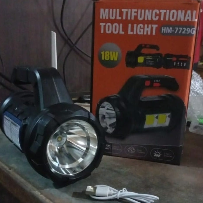 Multi Functional Sos Light With Tool Box Torchlight (18 W)