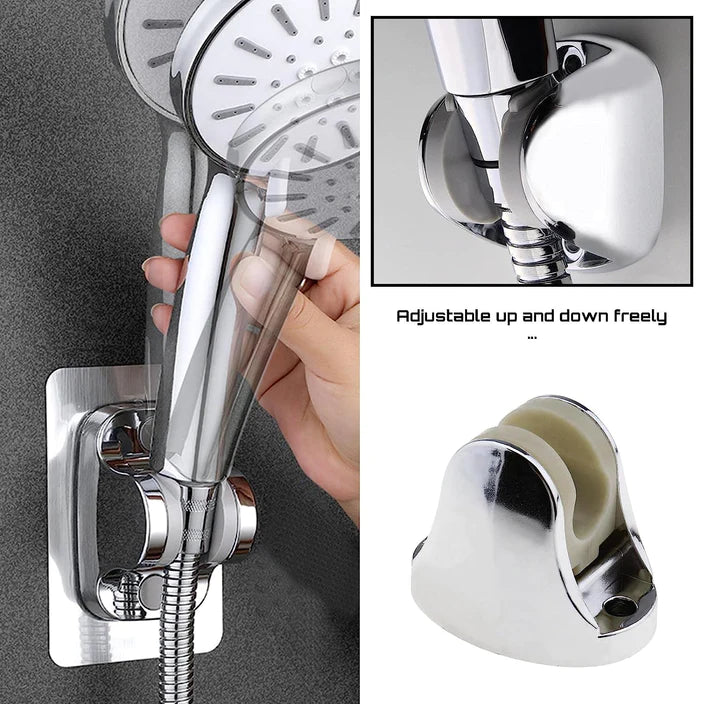 6255l Adjustable Hand Shower Holder With Fixing Screws Adjustable Bracket For Bathroom (Loose)