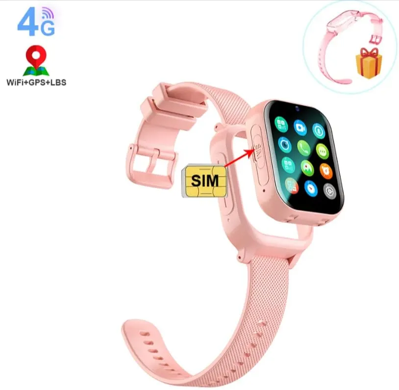 4G Kids Smart GPS Watch