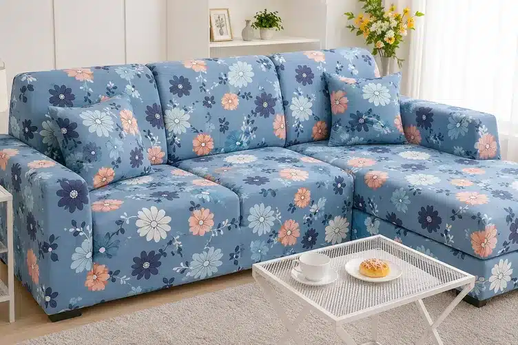 Floral Stretch Sofa Cover