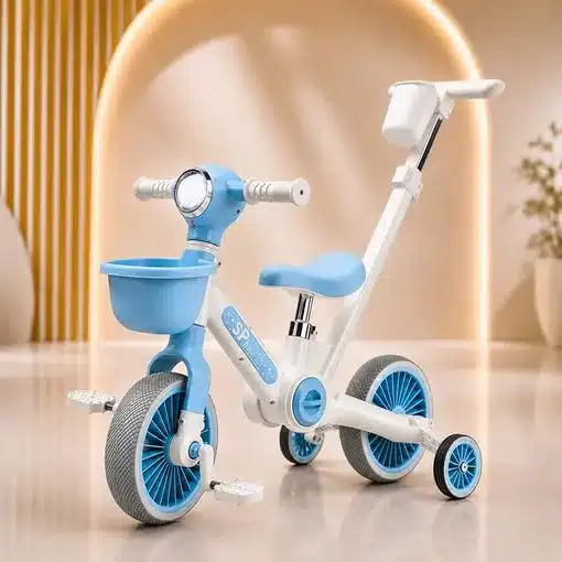 Kids 3-in-1 Tricycle with Parent Handle