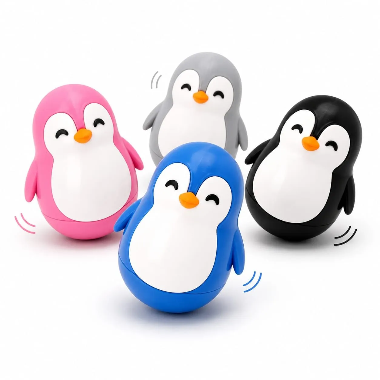 Cute Penguin Tumbler Toy