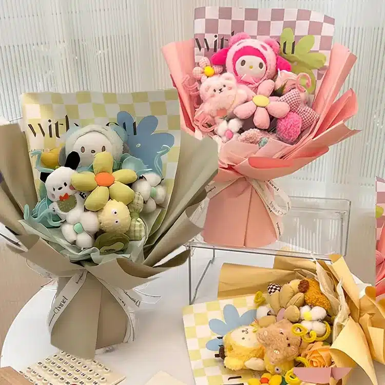 Cute Plush Flower Bouquet