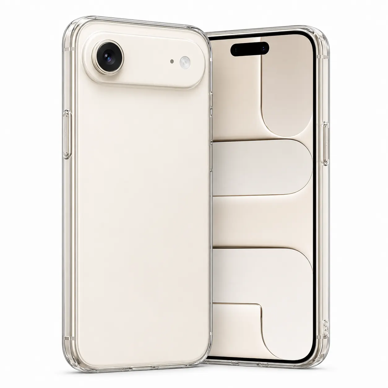 Elegant White Gold Camera Smartphone